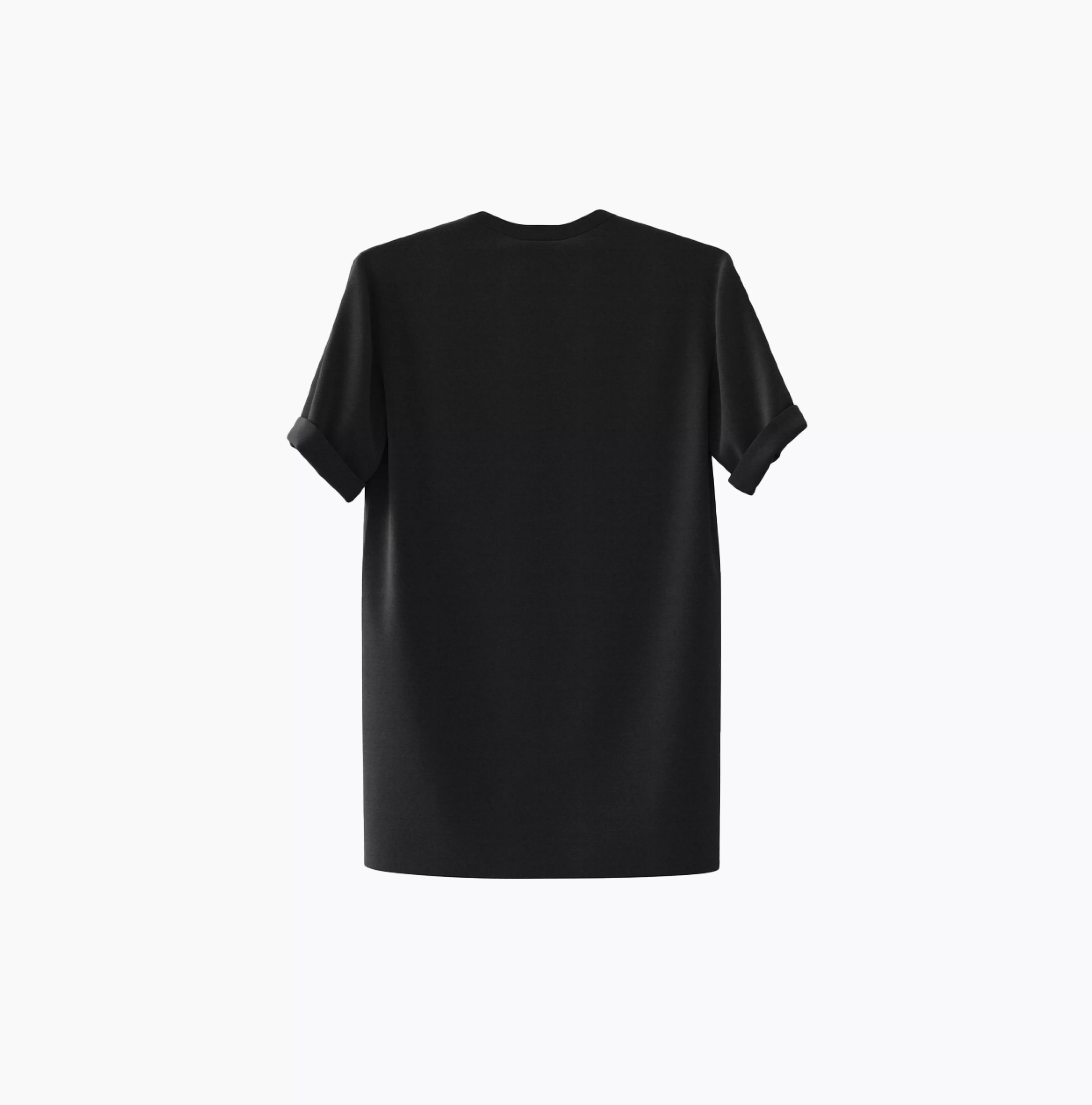 Black Cotton T-shirt